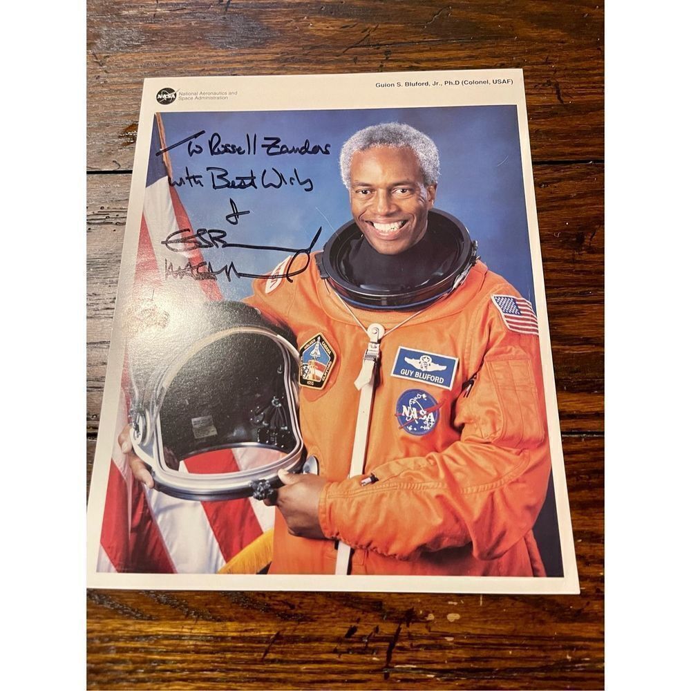 Astronaut Guion Bluford Signed Photograph